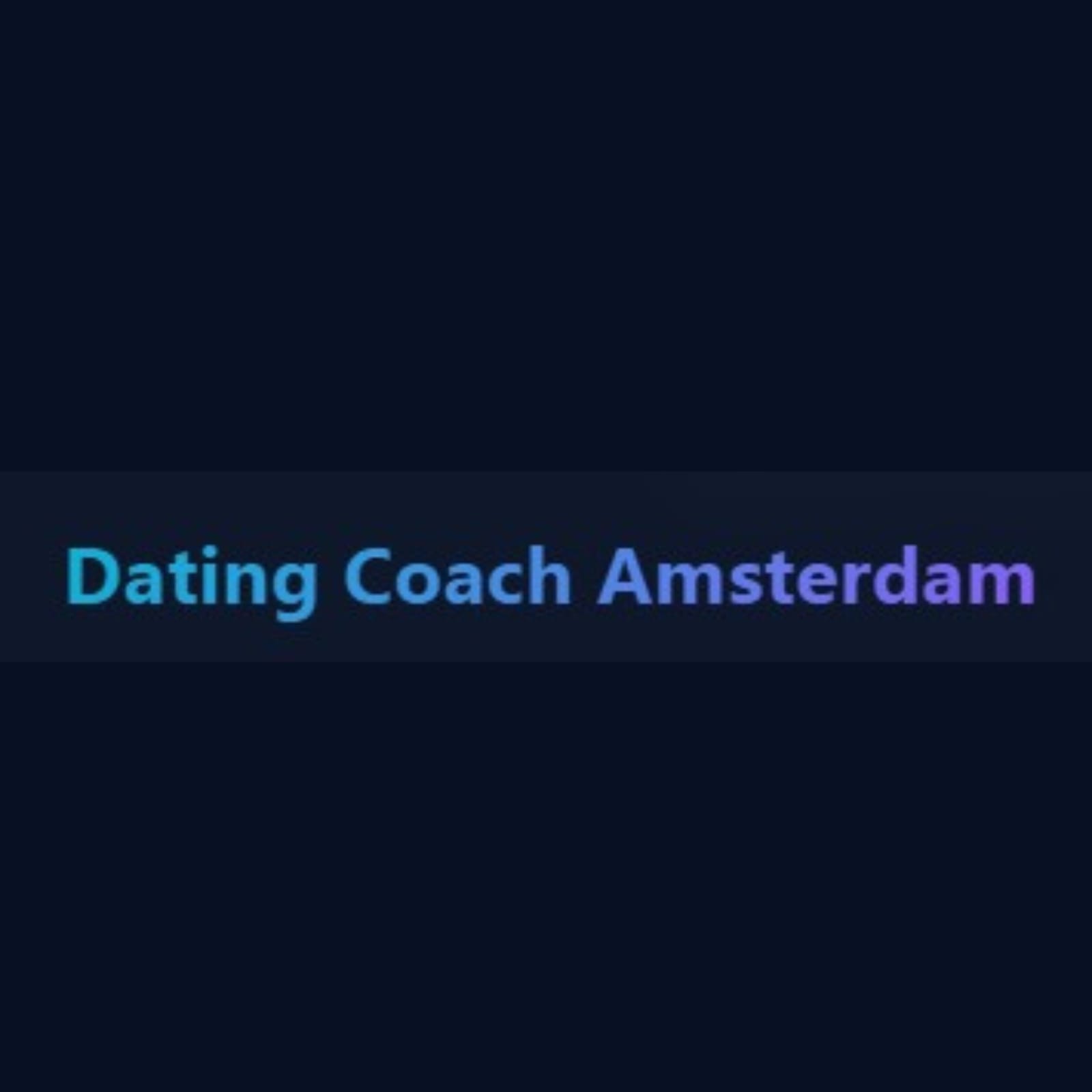 Dating Coach Amsterdam